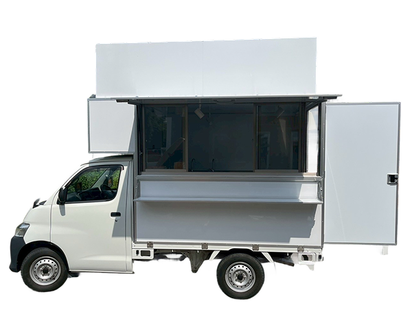 1tトラックベースのキッチンカー(移動販売車)アラン1tボックス